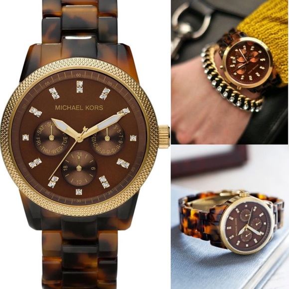 Michael Kors Tortoise Watch
